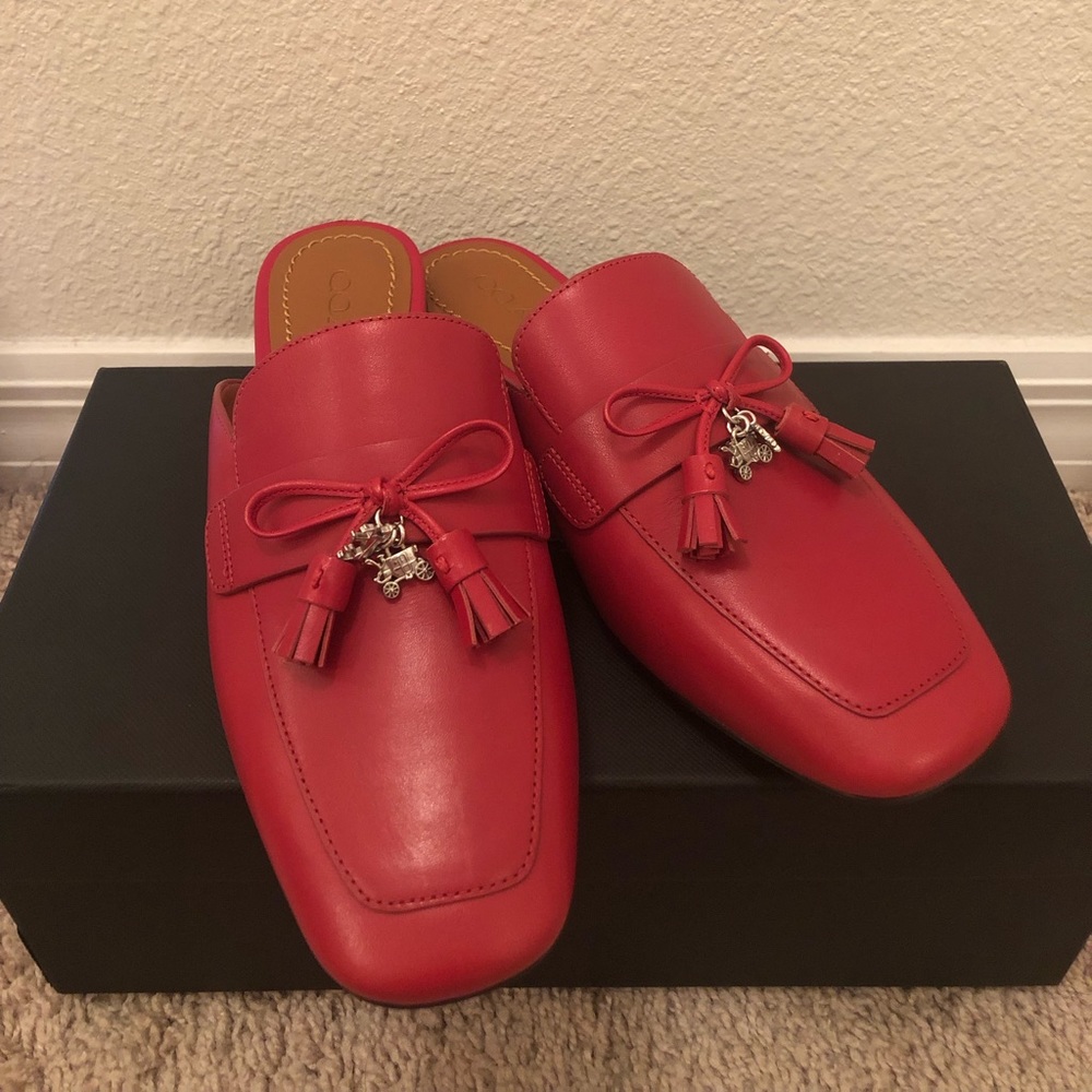 Coach Tassel Loafer Slide